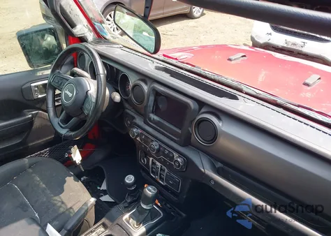 2020 Jeep Wrangler Unlimited Sport S 4X4 из США, поврежденный, VIN 1C4HJXDN8LW122928